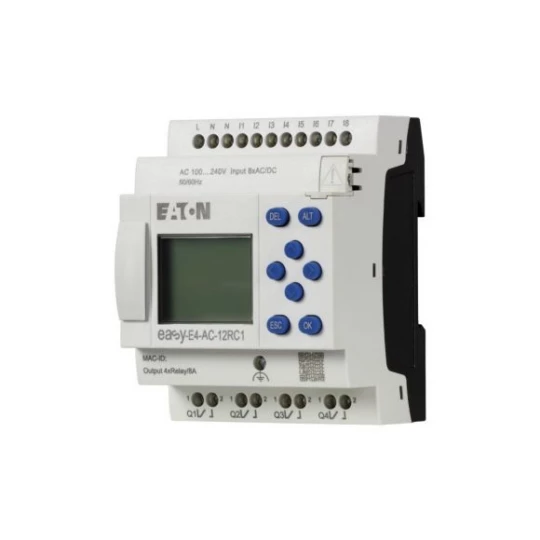 Przekaźnik programowalny easyE4 230VAC/DC 8DI 4DO-R EASY-E4-AC-12RC1 197215
