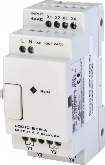 Moduł rozszerzeń 100-240V AC 4/4 we/wy przekaźnikowe LOGIC-8ER-A 004780007