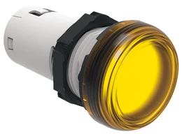 Lampka sygnalizacyjna LED jednoczęściowa żółta 48V AC/DC LPMLD5