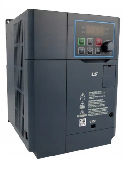 Przemiennik częstotliwości LSIS serii G100 7,5kW 3x400V AC filtr EMC C3 klawiatura LED LV0075G100-4EOFN