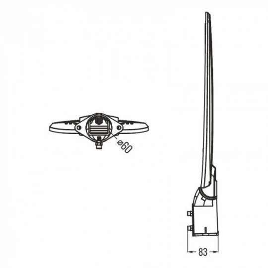 LAMPA ULICZNA PREMIUM 200W 6500K 130lm/W IP65 EC20410