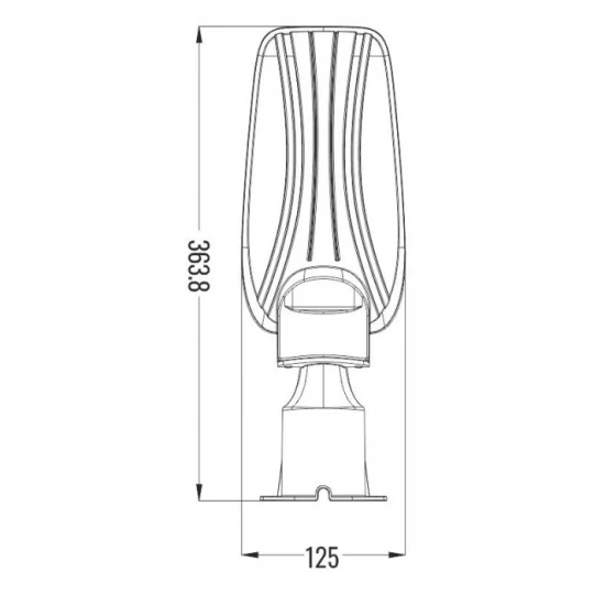 LAMPA ULICZNA PREMIUM 30W 6500K 130lm/W IP65 EC20402