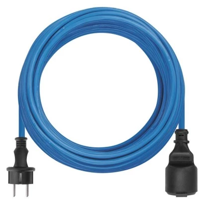 Przedłużacz silikonowy wodoodporny Weatherproof 3x1,5mm2 20m czarny