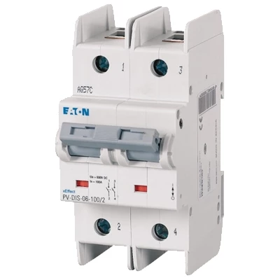 Rozłącznik modułowy 100A 2P 600V DC PV-DIS-06-100/2 185502