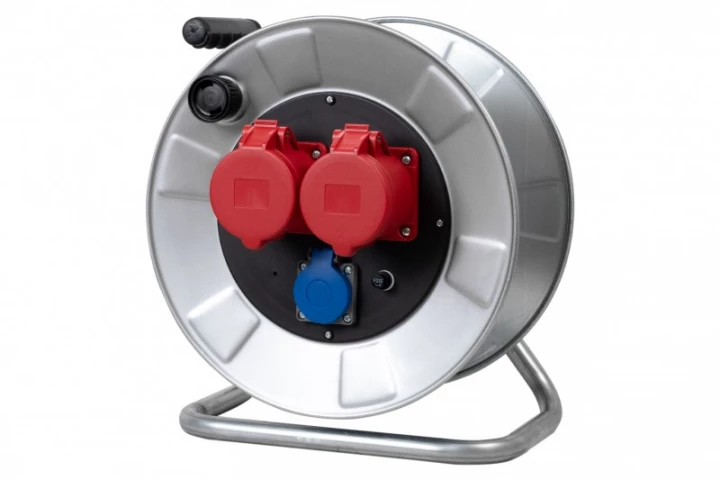 Rozgałęźnik na bębnie metalowym BORDO-320 2x32A 5p, 230V IP44