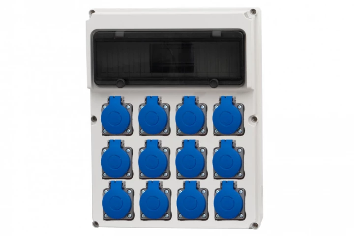Rozdzielnica FEMO 13M - gniazda 12x230V /13 modułów/ IP44