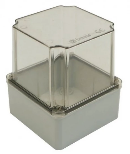 Puszka BS 120x120x140  pokrywa przeźroczysta  IP66