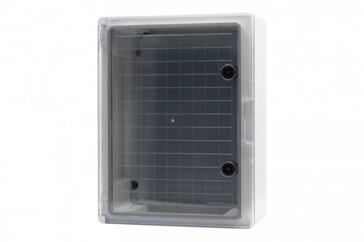 Szafa z tworzywa 500x600x220 mm IP65 drzwi przeźroczyste