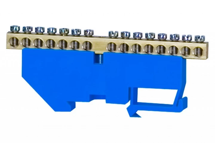 Listwa ochronna 15-modułowa 15x16mm2 wysoka podstawa - niebieska