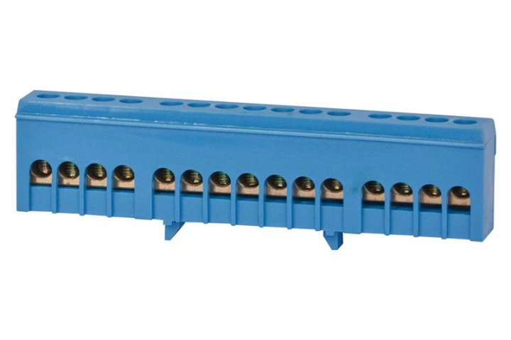 Listwa ochronna 15-modułowa 15x16mm2 niebieska IP20