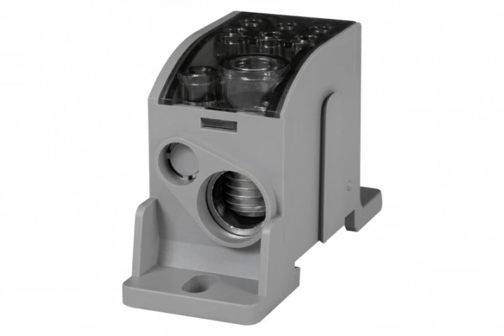 Blok LKN 125A (1x35/1x16 - 6x16) Al/Cu- szary