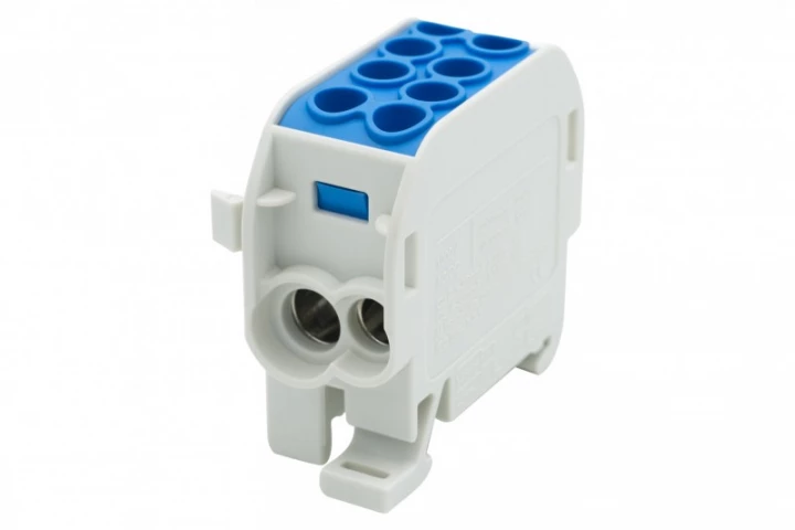 Zacisk HLS 125A-2 (1x35,1x25 / 1x35,1x25) Al/Cu  - niebieski