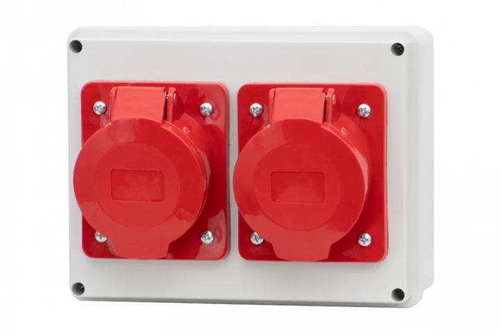 Rozdzielnica R-190 - gniazda 2x32A 5p IP44