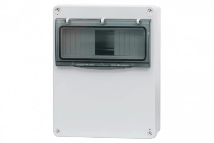 Obudowa R-240 240x190x90mm IP65 okno 8M /8 modułów/ IP 65