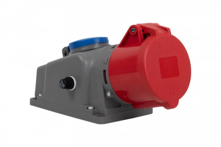 Gniazdo siłowe stałe kombi 32A 5p + 230V