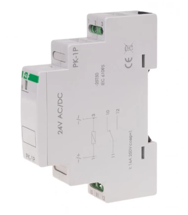 Przekaźnik elektromagnetyczny 1P 16A 24V AC/DC PK-1P24