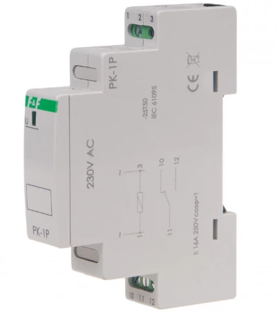Przekaźnik elektromagnetyczny 1P 16A 230V AC PK-1P230