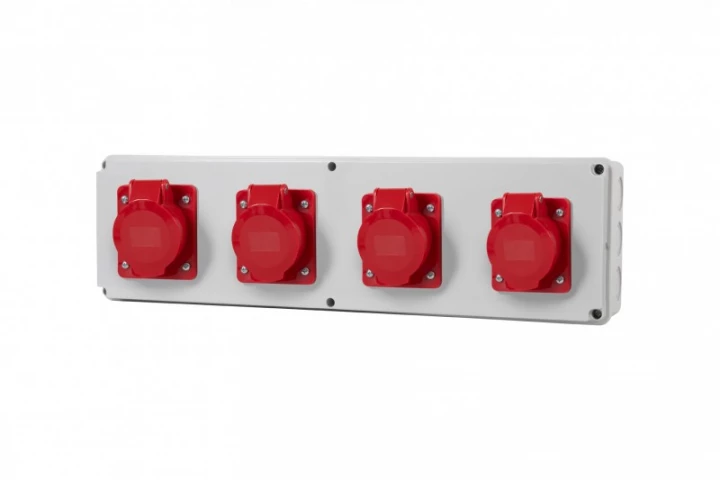 Rozdzielnia HORIZONTAL B - gniazda 16A 5p, 3x32A 5p IP44