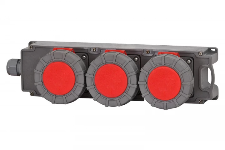 Rozdzielnica TRIBOX - gniazda 16A 5p, 2x32A 5p  IP65
