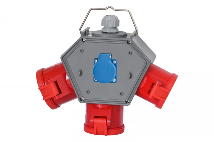 Rozdzielnica POLYBOX - gniazda 3x32A 5p, 230V IP44