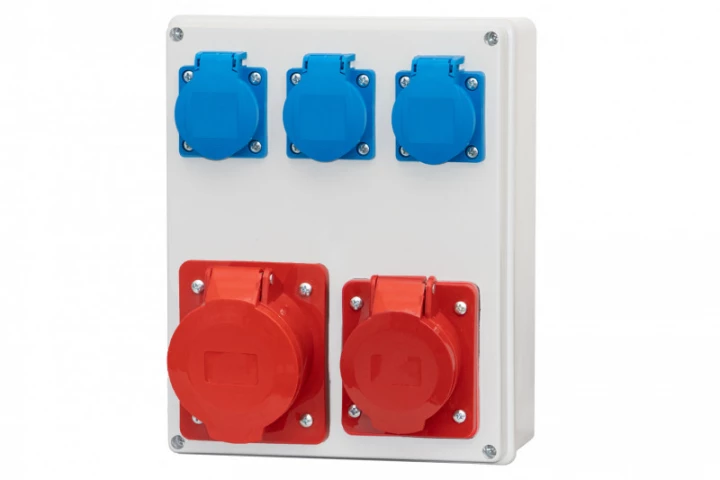 Rozdzielnica R-240 - gniazda 2x16A 5p, 3x230V IP44