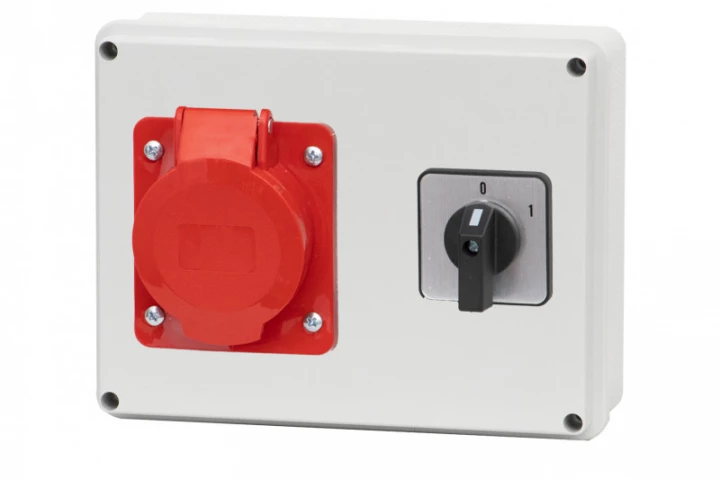 Rozdzielnica R-190 - gniazda 32A 5p, 0/1(25A) IP44