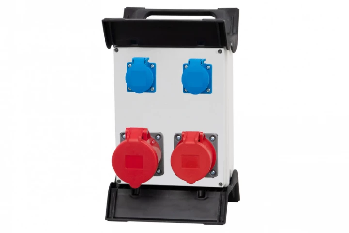 Rozdzielnica R-240 na stelażu plastikowym - gniazda 2x32A 5p, 2x230V IP44