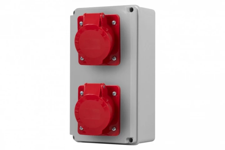 Rozdzielnica VERTICAL - gniazda 2x32A 5p IP44