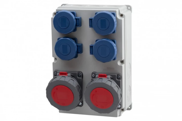 Rozdzielnica R-300 - gniazda 2x16A 5p, 4x230V  IP65