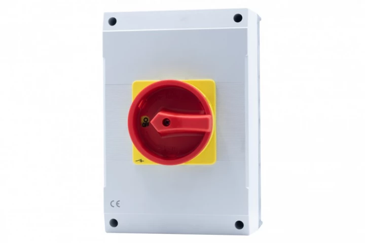 Wyłącznik WS-100 0/1 100A 3P IP65 w obudowie