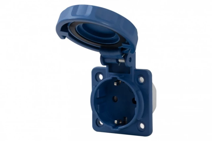 Gniazdo tablicowe 16A 250V 2P+Z  IP67 SCHUKO
