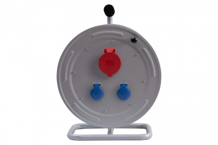 Rozgałęźnik na bębnie metalowym MAKARA-370 16A 5p, 2x230V  IP44