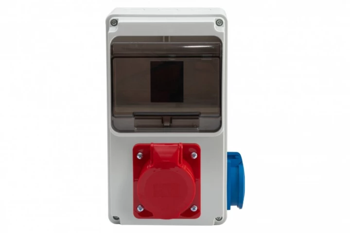 Rozdzielnica ULISSE 6M MINI - gniazda 32A 5p, 230V /6 modułów/