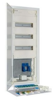 Rozdzielnica multimedialna podtynk. IP30 3x42 płaska, drzwi wifi KLV-60UPS-W-HY36-F 302458