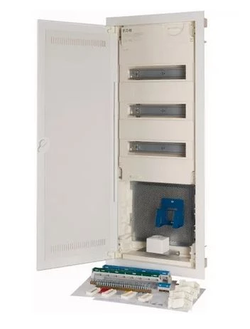 Rozdzielnica multimedialna podtynk. IP30 3x42 płaska, drzwi wifi KLV-60UPS-W-HY36-F 302458
