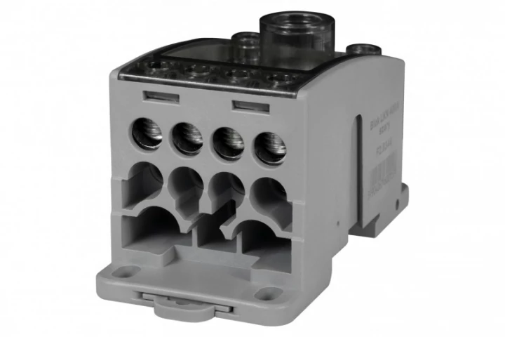 Blok LKN 400A (1x185/4x16 - 2x35,1x25,4x16,4x10) Al/Cu- szary