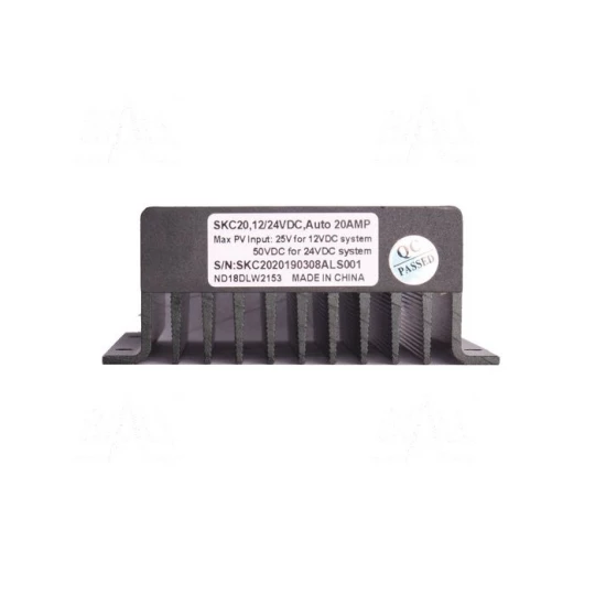 Regulator ładowania solarny PWM SKC-20A-12/24V-LC,  IP68