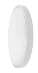 Plafoniera LED 18W 1800lm 4000K IP44 Okrągła fi225 Mleczny Biała Ramka z mikrofalowym czujnikiem ruchu 7660