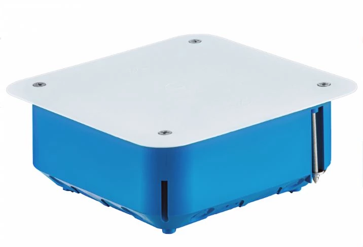 Puszka podtynkowa regips 115x115x45mm niebieska P 110 32042203