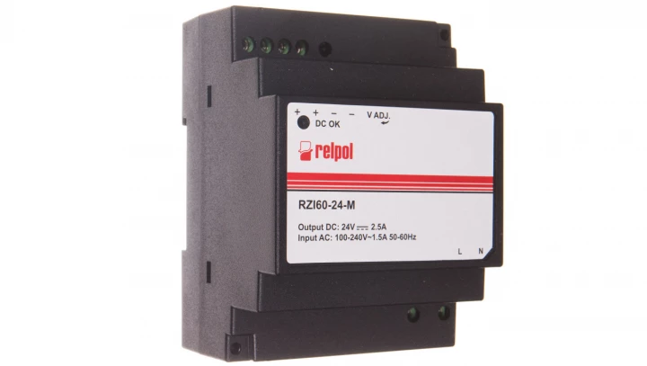 Zasilacz impulsowy 90-264V AC 24V DC 2,5A 60W RZI60-24-M 2615399