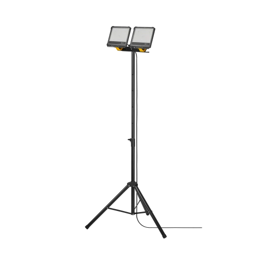 Lampa robocza / naświetlacz budowlany Zestaw lamp Flato L na stojaku 9200lm 840 IP54 II kl. 3m wt.UNI-SCHUKO 622359