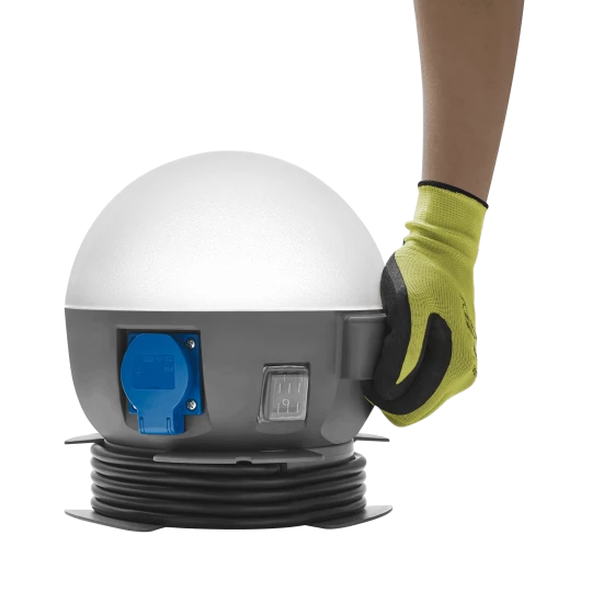 Lampa malarska FUTURE BALL 20W 230V z gniazdami 619229