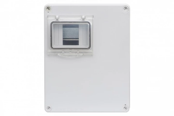 Obudowa R-240 240x190x90mm IP65 okno 4M /4 moduły/ IP 65