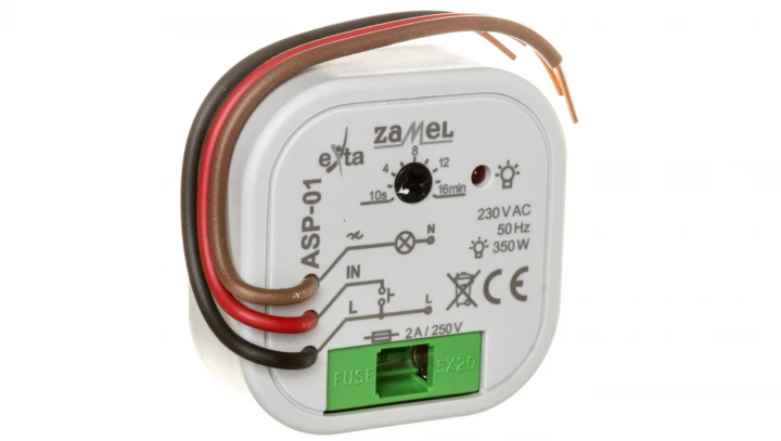 Automat schodowy 230V AC 15-300W ASP-01 EXT10000013