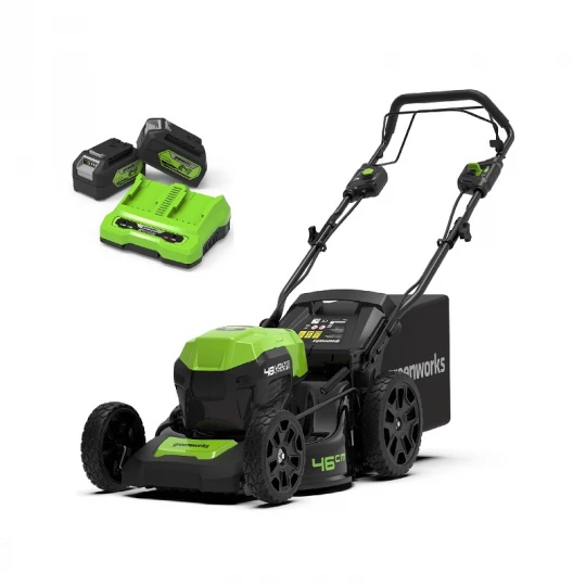 Kosiarka akumulatorowa z napędem 46cm G24X2LM46SPK4X  zestaw ładowarka dual + 2 akumulatory 2x24V 4Ah
