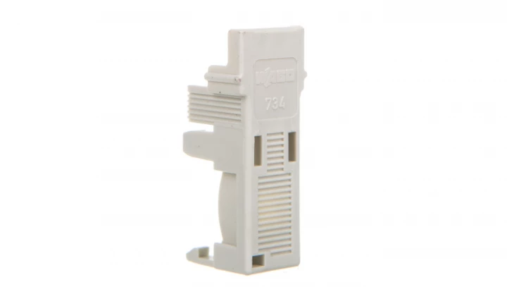 Obudowa zabezpieczająca przewody raster 3,5mm 2-polowa szara 734-602 /50szt./