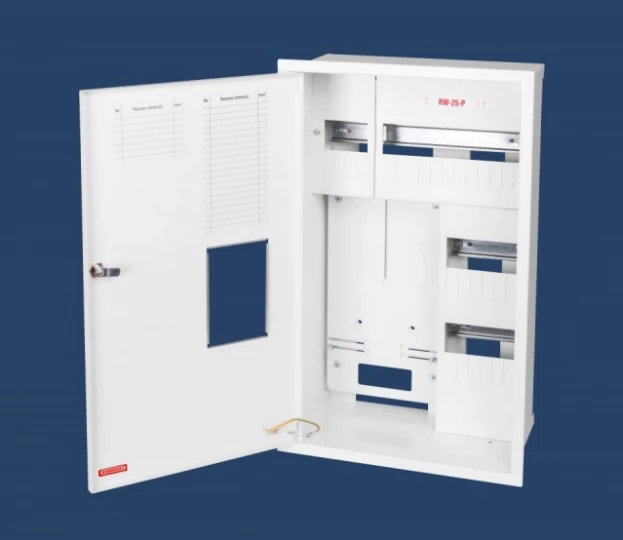 Szafka licznikowa podtynkowa 1-licznikowa 3-fazowy 25 modułów plombowana IP30 115mm RW-25P Z/O/E