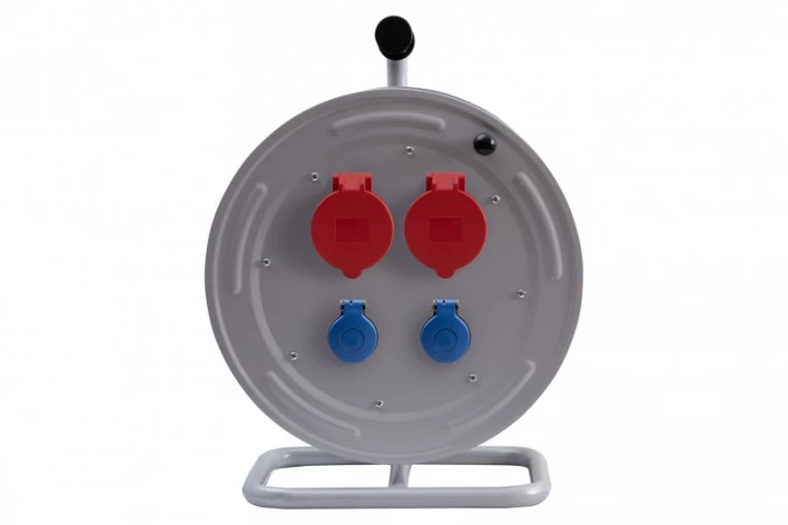 Rozgałęźnik na bębnie metalowym MAKARA-370 2x32A 5p, 2x230V  IP44