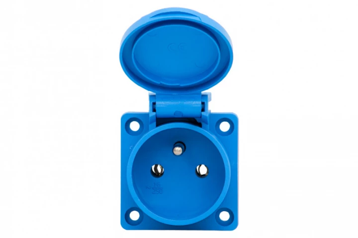 Gniazdo tablicowe 16A 250V 2P+Z  IP44 - V