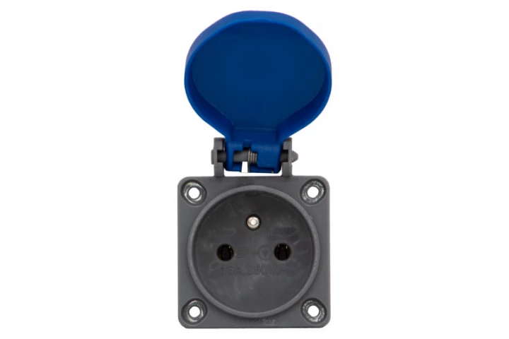Gniazdo tablicowe 16A 250V 2P+Z  IP44 - B
